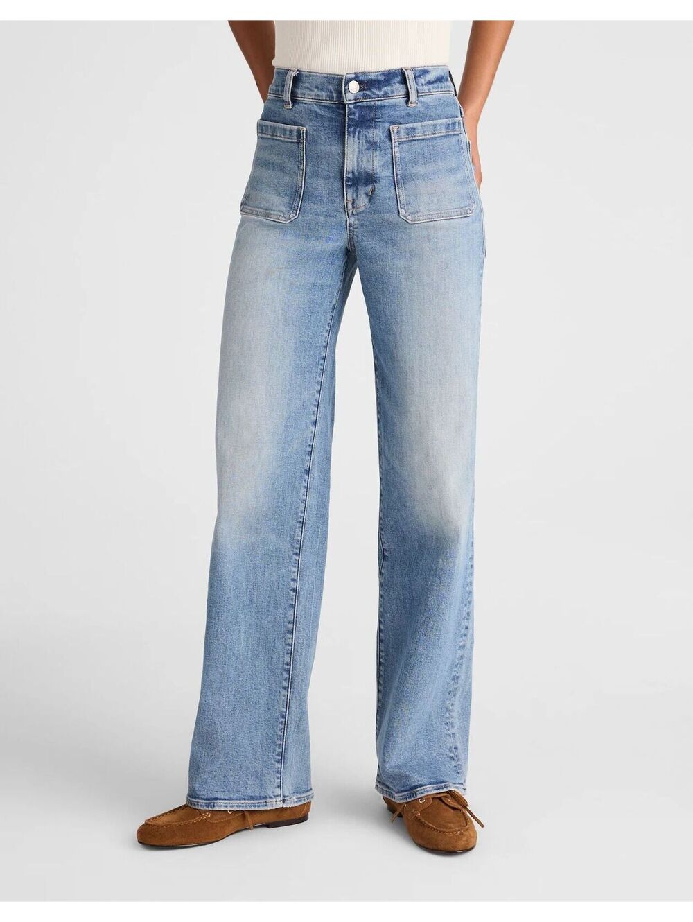 NWT Madewell The Emmett Wide-Leg Full Length Jean - Size 31 - MSRP $148